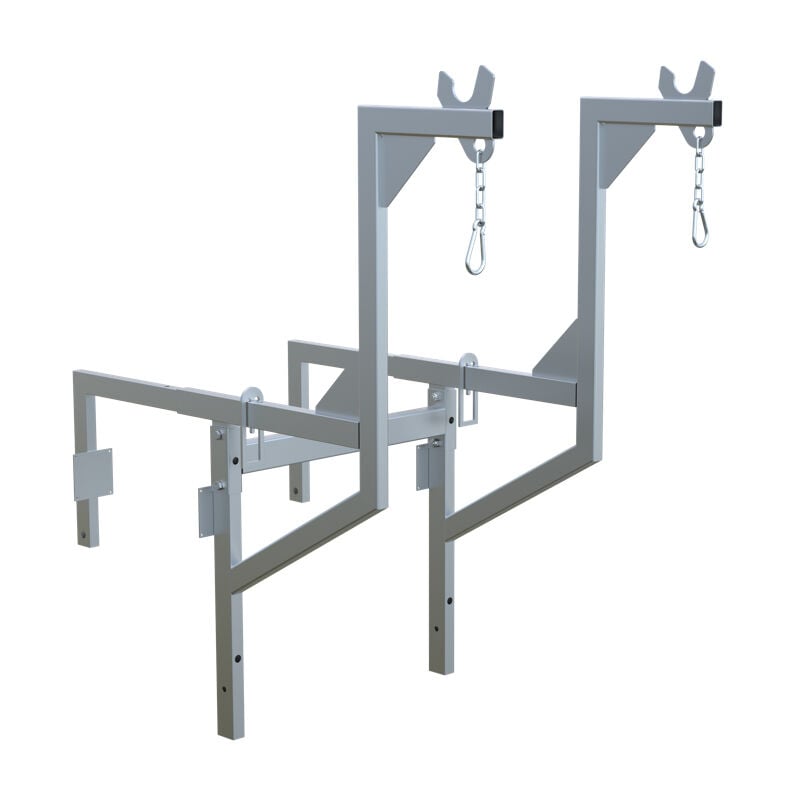 Moncoffrage - Support goulotte gravats réglable