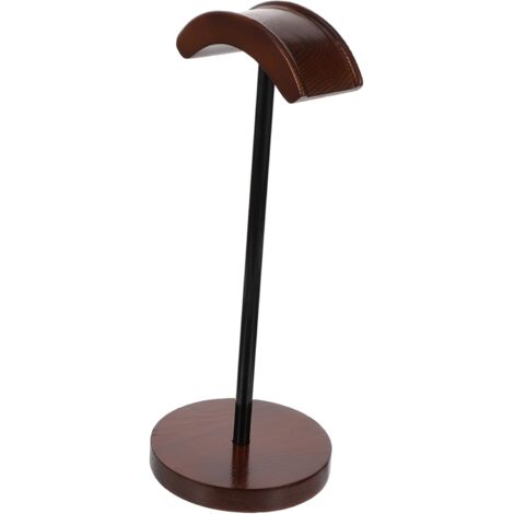 Support Casque Audio pour Bureau Étagère De Rangement Bois pour Écouteurs