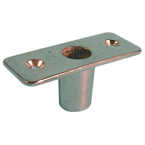 Support central dame de nage laiton chromé - 14 mm