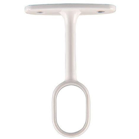 Support central d'armoire ovale blanc (1 unité) Cintacor - Storplanet