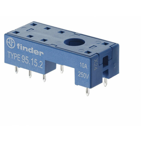 Support CI 12A 250V séries 4051,4052 4061 bleu étrier métallique bas profil FINDER 95152SNA