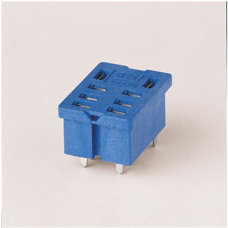 Support circuit imprimé 15A 250V série 5632 bleu FINDER 9612SMA