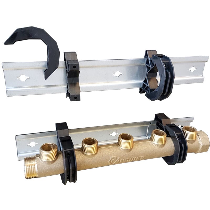 Support collecteurs réglable universel (Ø22 à 34mm) - La paire