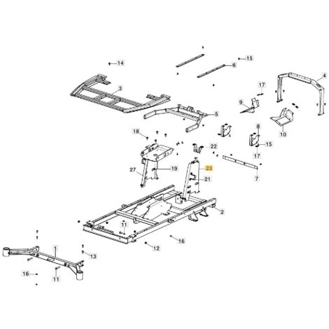 Support conducteur SX pour tracteurs modèles GYRO900e ORIGINAL STIGA 387785303/0