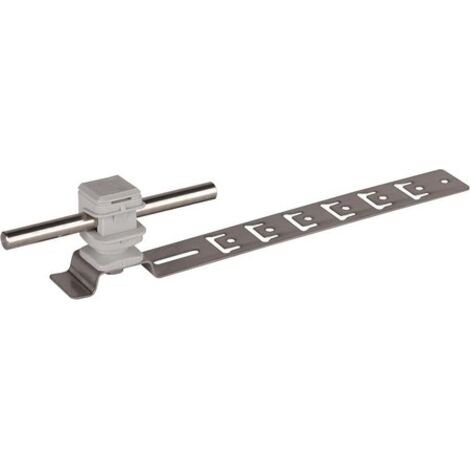 Support conducteur toiture UNIsnap NIRO gris H: 16 mm conducteur rond: 8 mm