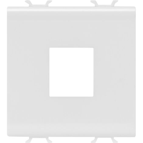 SUPPORT CONNECTEUR RJ45 2M BLANC SAT. GEWISS GW15433