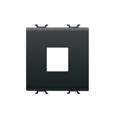 SUPPORT CONNECTEUR RJ45 2M NOIR GEWISS GW12433