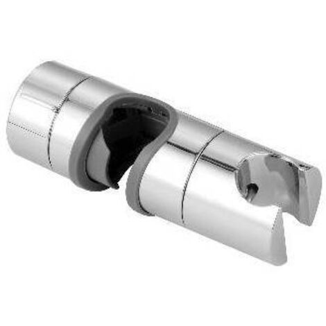 Support coulissant abs chromé pour tige de 18-25mm