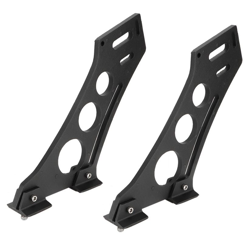 Support d'aile arrière en alliage d'aluminium CNC GM 10 pouces, support de montage de pied d'aileron arrière de voiture