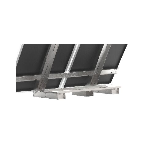 NuaSol - Support de panneau solaire ajustable 720mm argenté