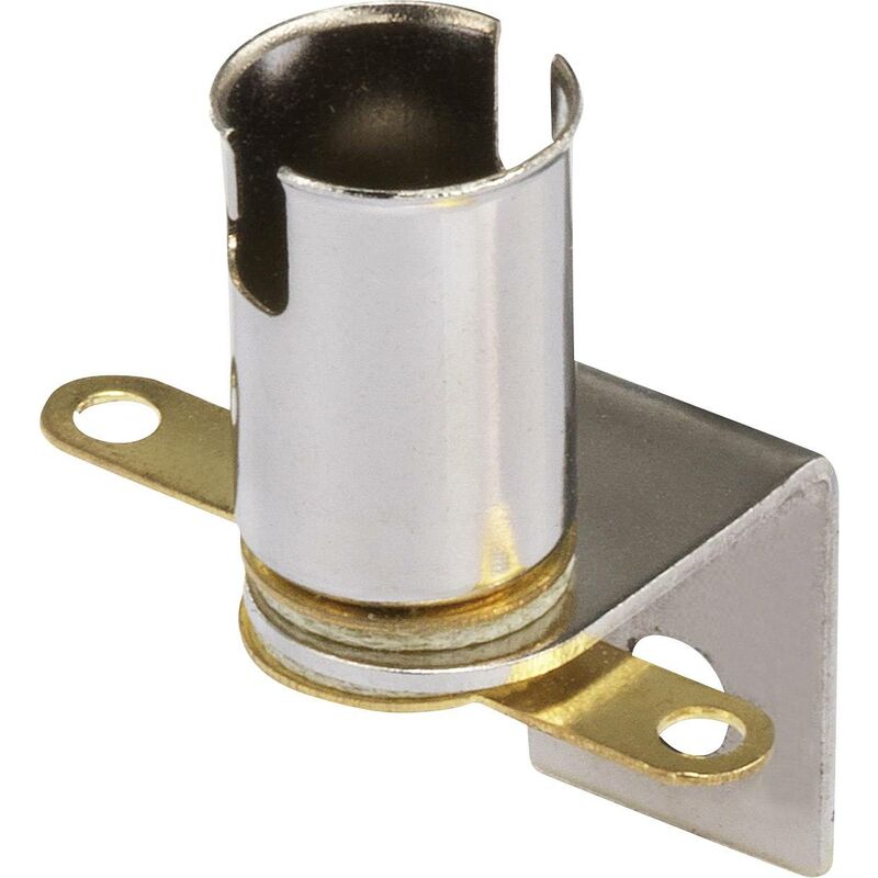 Tru Components - 1229342 Support d'ampoule Culot (mini-lampes): BA9s Connexion: cosses à souder 1 pc(s) S497461