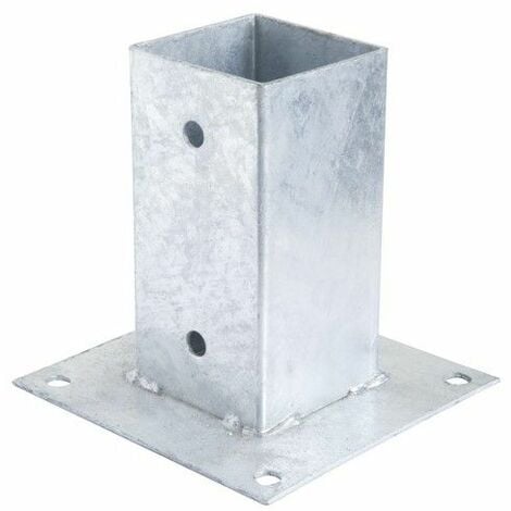 Support d'ancrage de pergola galvanisé 91x91mm