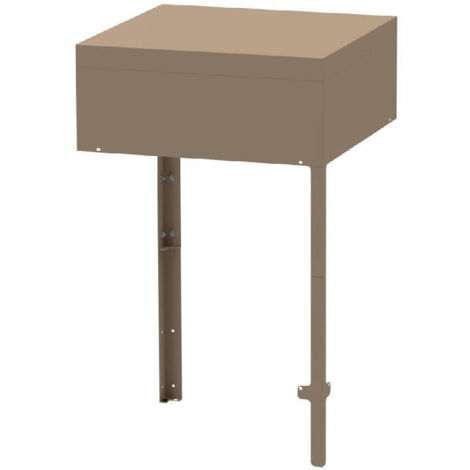 Support d'angle taupe pour cuisine extérieure - Le Marquier