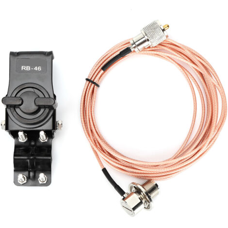 Support d'antenne mobile RB46 avec câble d'alimentation 4,5m pour radio bidirectionnelle - Accessoires radio (RB46)