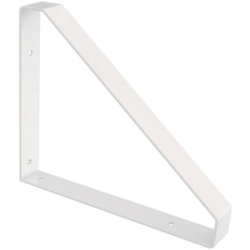 Support d&aposétagère en fer Finition blanche à pores Mesures 30211260mm 1 unité - talla