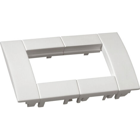 Support d'appareillage 45x45 double noir pour goulottes alu (GT4529011)