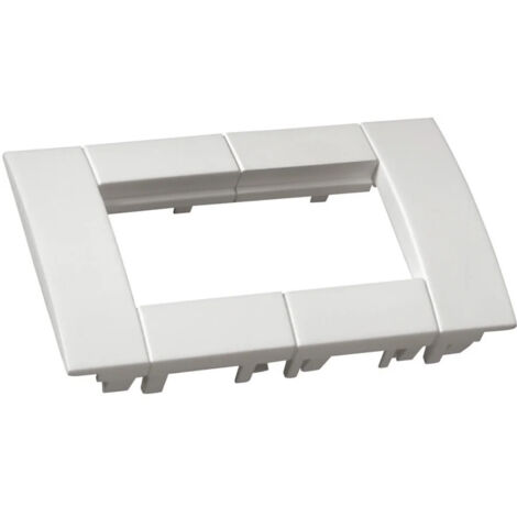 Support d'appareillage 45x45 double Pure pour goulottes alu - HAGER GT4529016