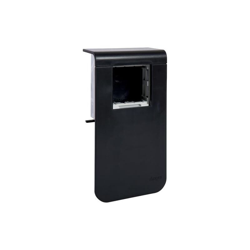 Support d'appareillage 45x45 pour plinthe SL20115 noir Hager SL201159709011