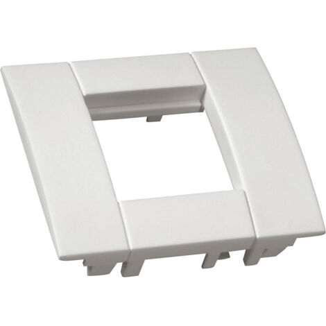 Support d'appareillage 45x45 simple noir pour goulottes alu (GT4519011)