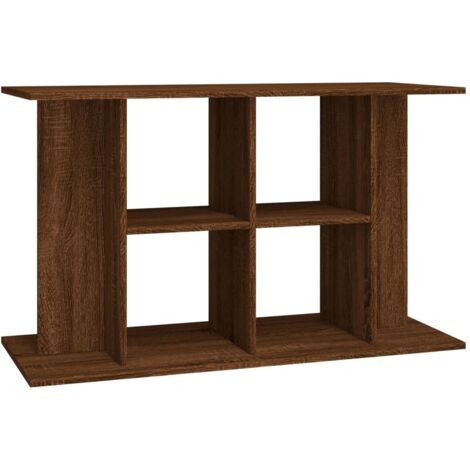 Support d'aquarium Meuble pour Aquarium chêne marron 100x40x60 cm bois d'ingénierie CFW41996