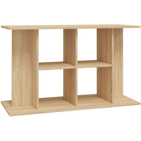 Support d'aquarium Meuble pour Aquarium chêne sonoma 100x40x60cm bois d'ingénierie CFW18443