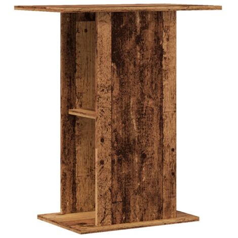 Support d'aquarium  Meuble pour Aquarium vieux bois 36x60,5x72,5 cm bois d'ingénierie CFW76023