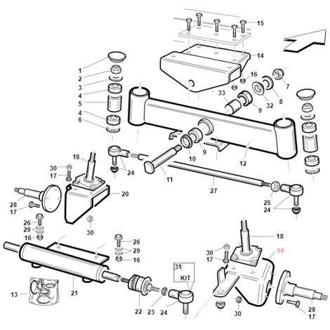 Support d'arbre de roue droite PG SR ORIGINALE GIANNI FERRARI BFB 95311161100