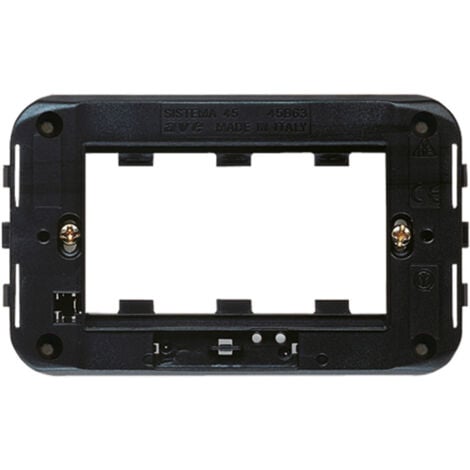 Support d'armure à 3 modules pour système 45 AVE pour boîtes rectangulaires 45B63