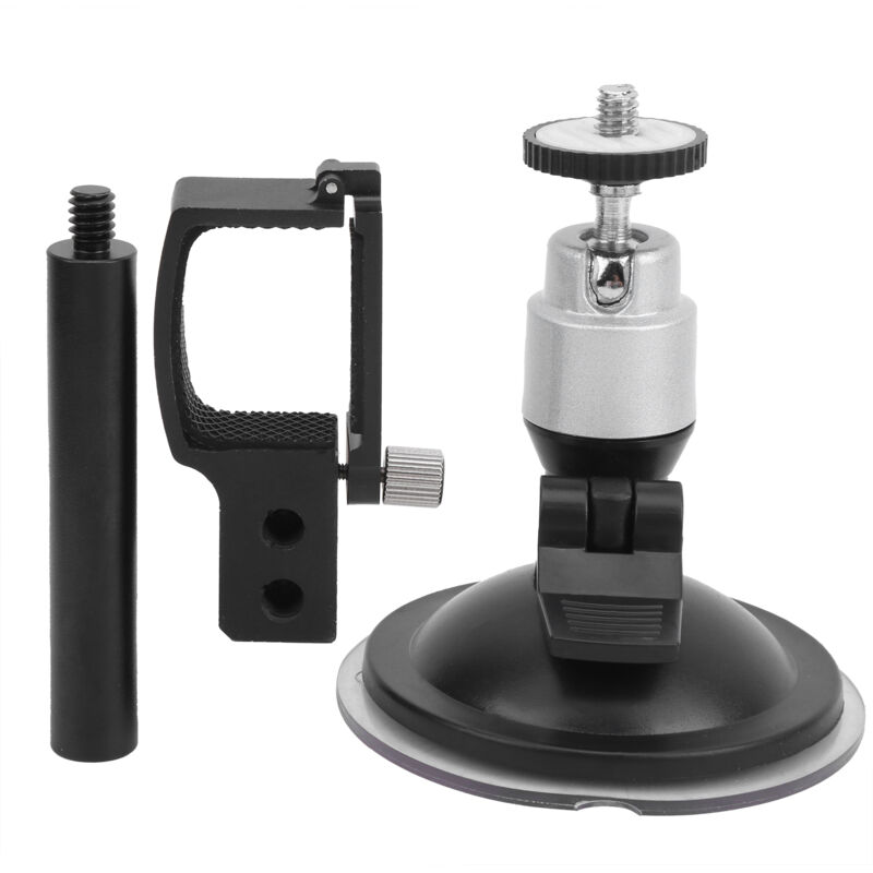 Rapanda - Support d'aspiration de caméra, Support de Voiture Support de Ventouse Support de caméra en Plastique en Alliage d'aluminium pour caméra
