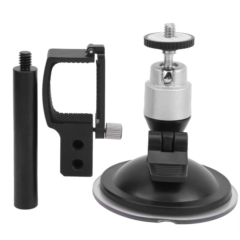 Treetalk - Support d'aspiration de caméra, Support de Voiture Support de Ventouse Support de caméra en Plastique en Alliage d'aluminium pour caméra