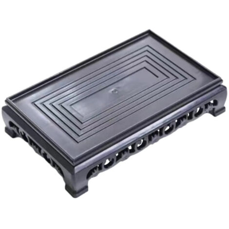 Support dcoratif pour aquarium de style oriental avec plante