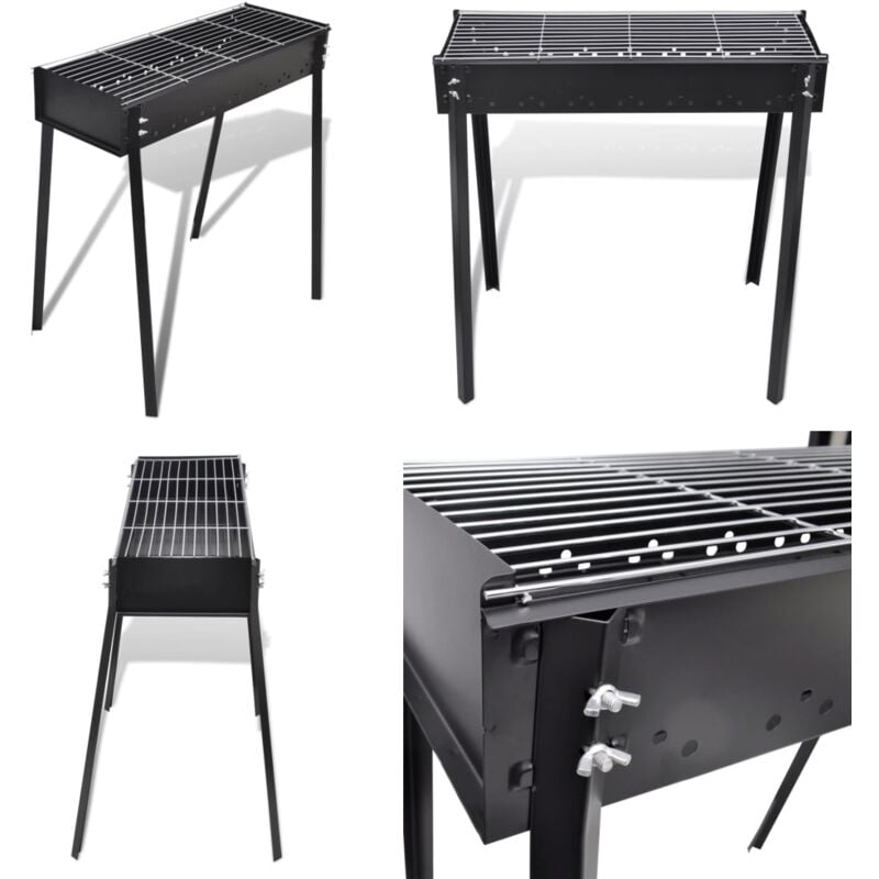 Support de barbecue au charbon de bois Carré 75x28 cm - barbecue - barbecues - Home & Living