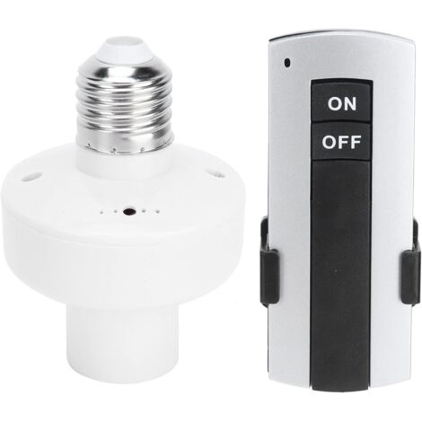 Support de base d'ampoule à douille E27 avec accessoires de télécommande pour la maison chambre 220V