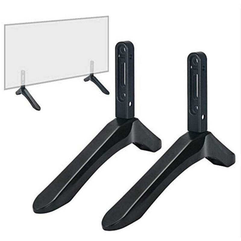 Ensoleille - Support de base pour meuble tv universel pour téléviseur lcd Samsung Vizio Sony de 32 à 65 pouces, ne convient pas aux téléviseurs lg,