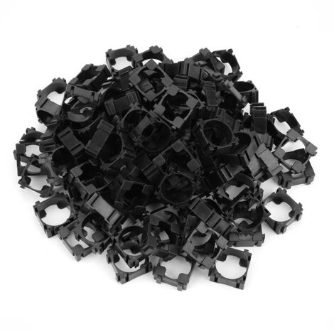 Support de Batterie 18650 - Lot de 100 Porte-Piles Cylindriques pour Montage
