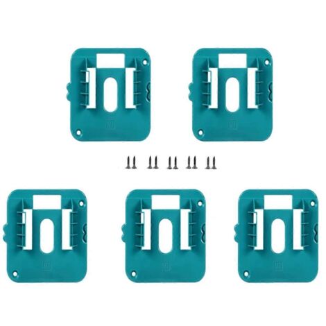 Support de batterie 5 pièces pour rangement de batteries, support de station d'accueil --