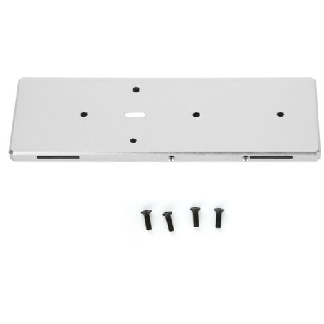 Support de batterie RC avec vis de rechange pour RGT EX86100, voiture 1/10, argent 680022S