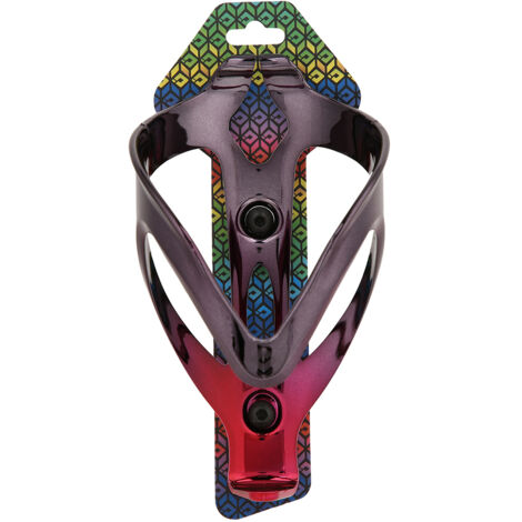 Support de bidon de vélo électroplaqué, accessoire cycliste pour VTT et vélo de route, noir et rouge
