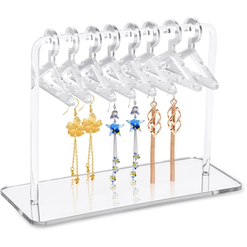 Support de Boucle d'oreille, Support de Boucles d'oreilles en Acrylique, présentoir de Boucles d'oreilles, Rangement de Bijoux pour les Femmes et les