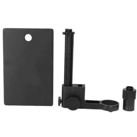 Support de bras articulé en aluminium pour microscope portable, structure de bureau compacte industrielle.