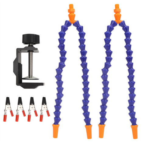 Support de bras flexible bleu pour soudure électronique et réparation de circuits imprimés