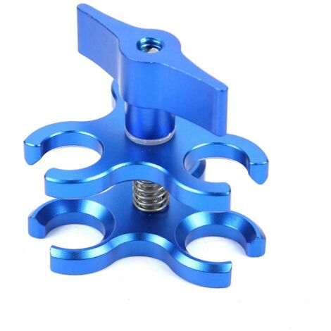 Support de Bras pour Lampe de Plongée en Alliage d'Aluminium avec Clip Papillon et Bille de 1 Pouce