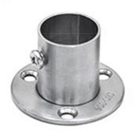 Support de bride de tringle à penderie en acier inoxydable pour tuyau (16 mm/19 mm/22 mm/25 mm/32 mm)