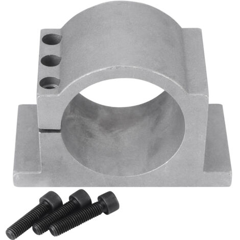 Support de bride en aluminium pour moteur à broche CNC, diamètre 80 mm, avec système de fixation par vis