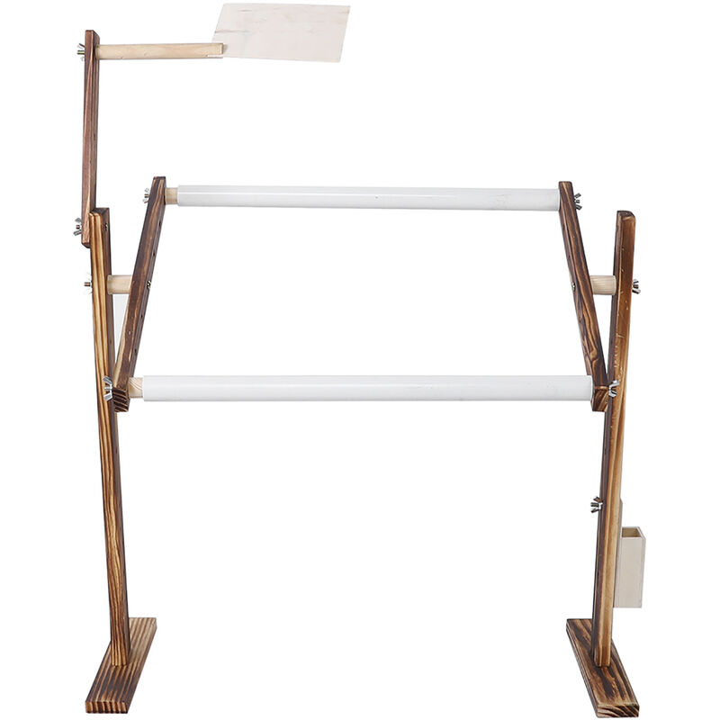 Eosnow - Support de broderie en bois Antique, hauteur réglable, cadre de point de croix, accessoire artisanal de couture