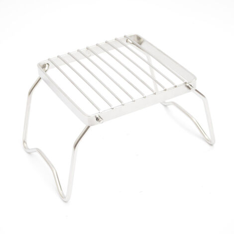 Support de brûleur extérieur camping inox pour randonnée, trekking, pique-nique, BBQ