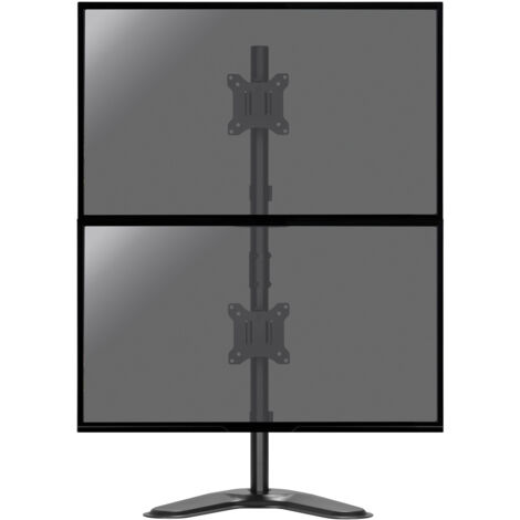 Support de bureau pour 2 écrans moniteurs PC 17"- 32", Sens vertical