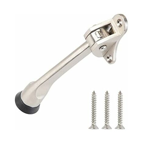 Support de Butée de Porte Sol,Kick Down Pédale Pied Arrêt de Porte,Le Butee de Porte en Métal avec Un Pare-Chocs en Caoutchouc Souple, Support de Porte Pédale pour Surfaces de Tous Les étage-READCLY