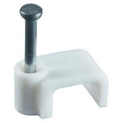 Support de câble avec clou pour fixation de câbles Flop P8/5 (100 pièces)