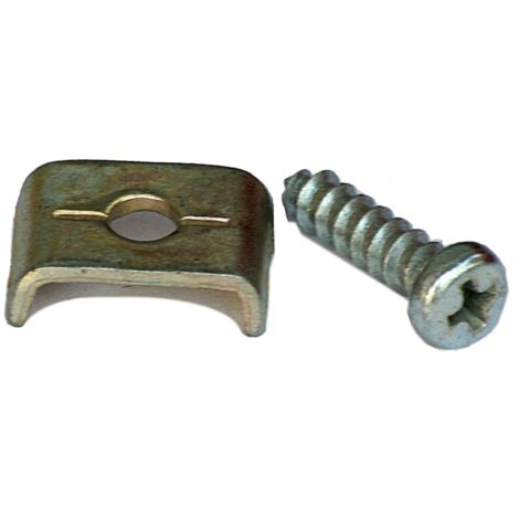 Support de câble d'accélérateur avec vis autotaraudeuse pour tondeuse à gazon